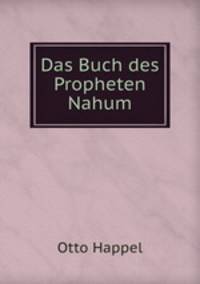 Das Buch des Propheten Nahum