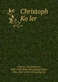 Christoph Ko?ler