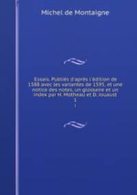Essais. Publies d