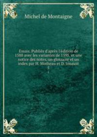 Essais. Publies d
