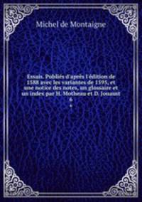 Essais. Publies d