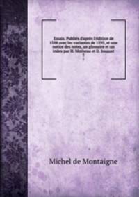 Essais. Publies d