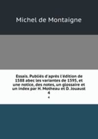 Essais. Publies d