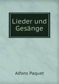 Lieder und Gesnge