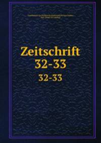 Zeitschrift. 32-33