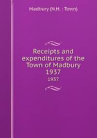 Receipts and expenditures of the Town of Madbury. 1937