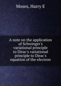 A note on the application of Schwinger