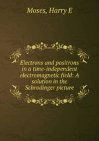 Electrons and positrons in a time-independent electromagnetic field: A solution in the Schrodinger picture