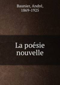 La poesie nouvelle