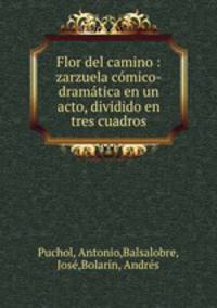 Flor del camino : zarzuela comico-dramatica en un acto, dividido en tres cuadros