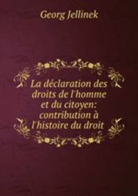 La declaration des droits de l