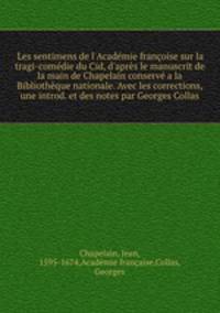 Les sentimens de l