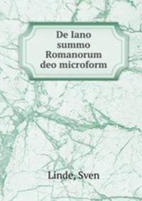 De Iano summo Romanorum deo microform
