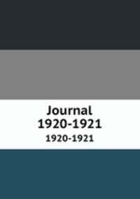 Journal. 1920-1921