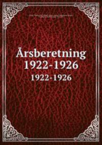 rsberetning. 1922-1926