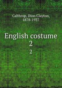 English costume. 2