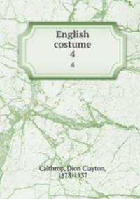 English costume. 4