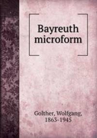 Bayreuth microform