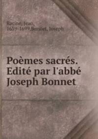 Poemes sacres. Edite par l