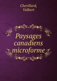 Paysages canadiens microforme