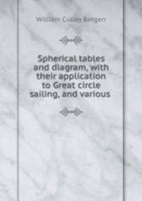Spherical tables and diagram, with their application to Great circle sailing, and various .