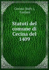 Statuti del comune di Cecina del 1409