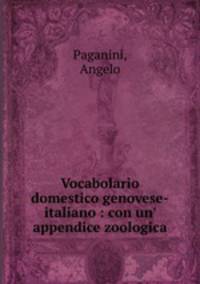Vocabolario domestico genovese-italiano : con un