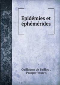 Epidemies et ephemerides