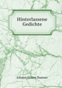 Hinterlassene Gedichte