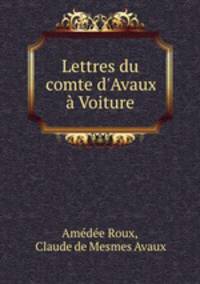 Lettres du comte d