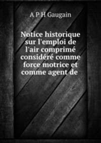 Notice historique sur l