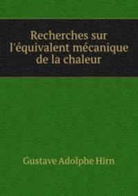Recherches sur l