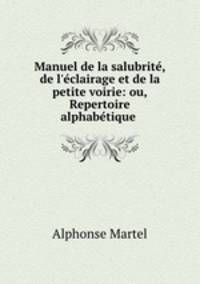 Manuel de la salubrite, de l