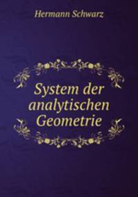 System der analytischen Geometrie