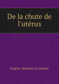 De la chute de l