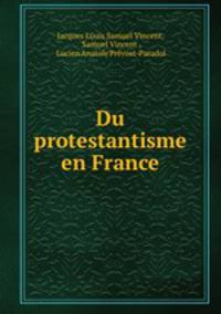Du protestantisme en France