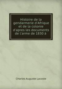 Histoire de la gendarmerie d