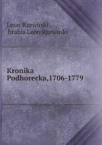 Kronika Podhorecka,1706-1779
