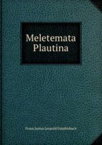 Meletemata Plautina