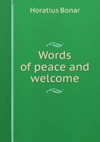 Words of peace and welcome