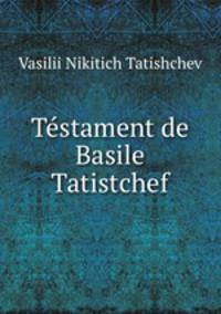 Testament de Basile Tatistchef