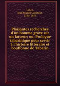Plaisantes recherches d