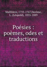 Poesies : poemes, odes et traductions