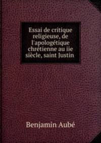 Essai de critique religieuse, de l