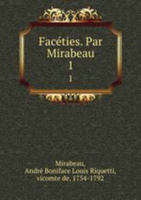 Facties. Par Mirabeau. 1