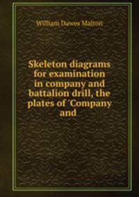 Skeleton diagrams for examination in company and battalion drill, the plates of 