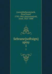 Sebrane{softsign} spisy. 1
