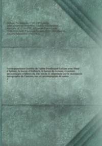 Correspondance inedite de l