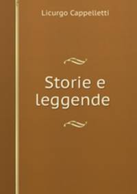 Storie e leggende .