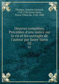 Oeuvres completes. Precedees d